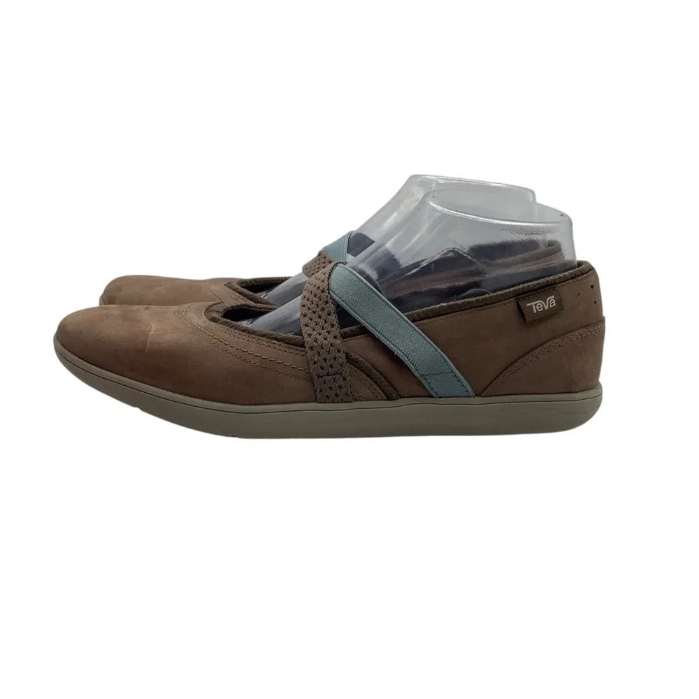 Teva Mary Jean Brown‎ Flats Comfortable Loafers size 9.5